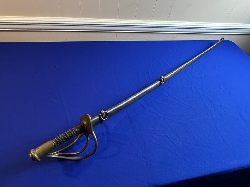Confederate Leech & Rigdon 1st Model Cavalry Saber Sword & Scabbard