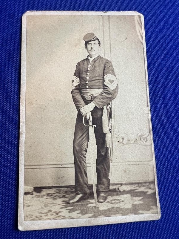 Photo of US Civil War, Cavalry Master Sergeant CDV Image