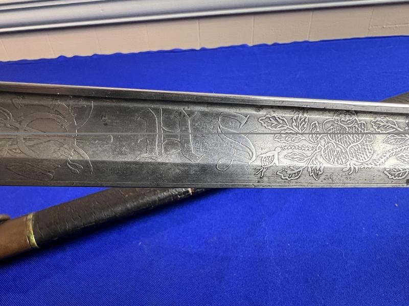 US MODEL 1850 FOOT OFFICERS SWORD BY C ROBY CO