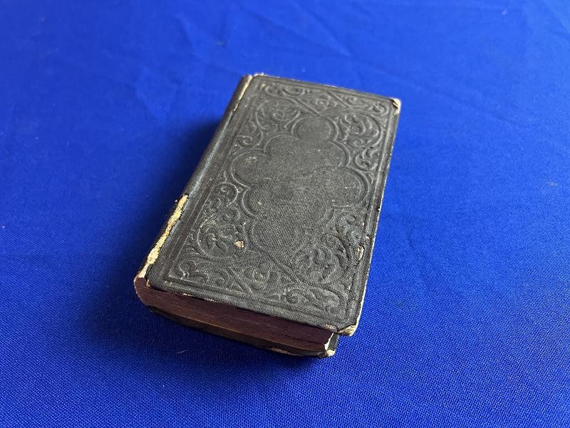 CIVIL WAR GERMAN 1862 NEW TESTIMENT POCKET BIBLE
