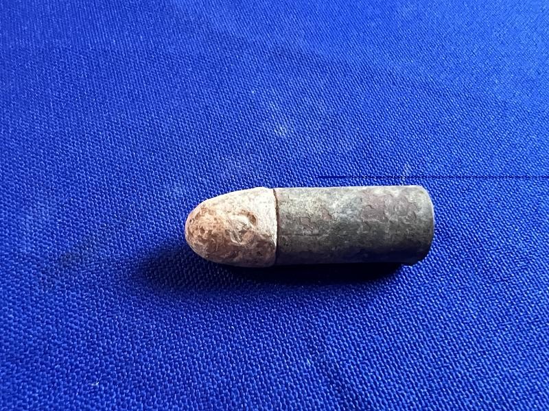 Dug Civil War Era 13mm Lefaucheux Pinfire Bullet Teat Base Cartridge