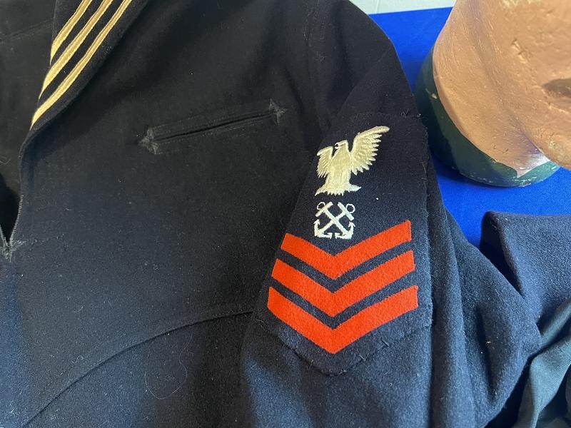 WW2 US NAVY JUMPER WITH PANTS UNIFORM WITH DRAGOON LIBERTY CUFFS