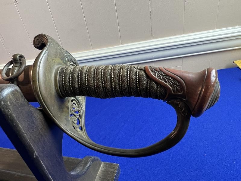 US MODEL 1850 FOOT OFFICERS SWORD BY C ROBY CO