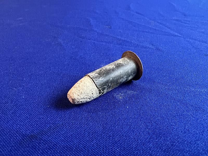 DUG CIVIL WAR FLAT NOSE MAYNARD BULLET, FOUND IN NEW HOPE CHURCH GA