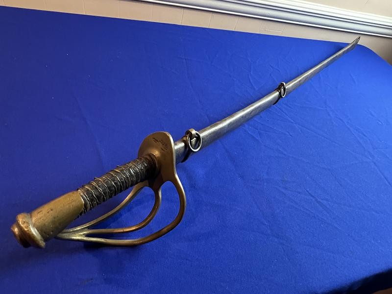 Confederate Leech & Rigdon 1st Model Cavalry Saber Sword & Scabbard