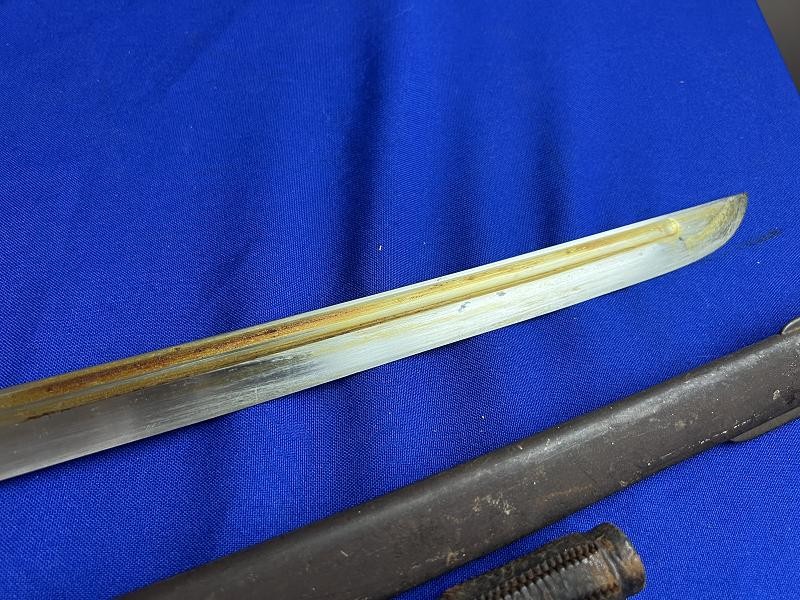 Japanese WW2, Cavalry Otsu Pattern Type 32 Sword + Scabbard