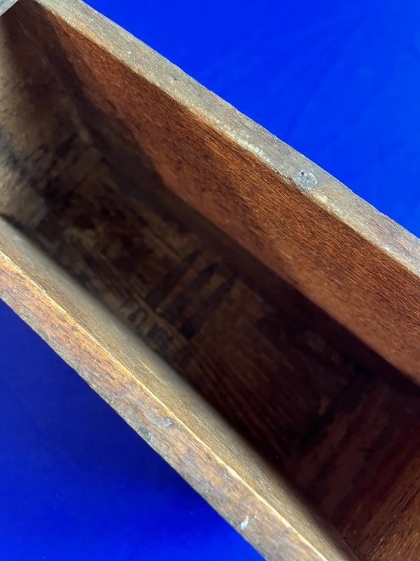 Original WW1 US Browning 30-06 Wood Ammo Box