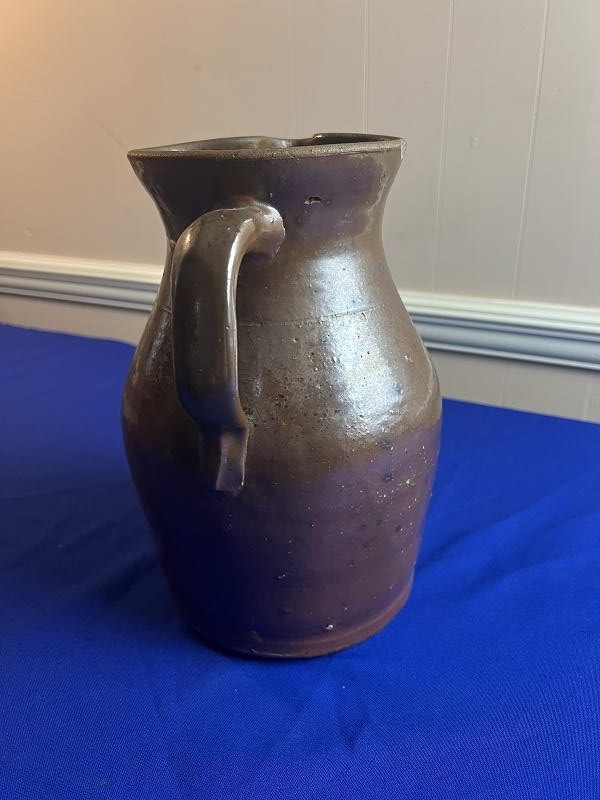 1700-1800 Extra Large Salt-Glazed Stoneware Pitcher Jug