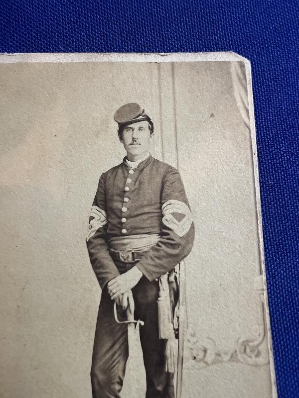 Photo of US Civil War, Cavalry Master Sergeant CDV Image