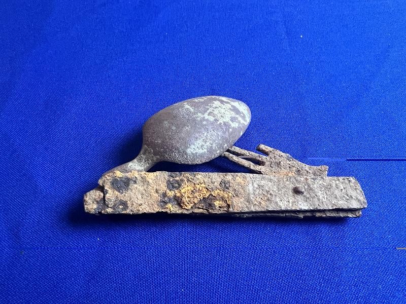 DUG CIVIL WAR UNION ARMY FORK & SPOON COMBO