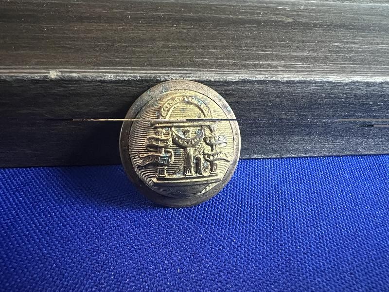 UCV CIVIL WAR VETERAN 1870s GEORGIA COAT BUTTON