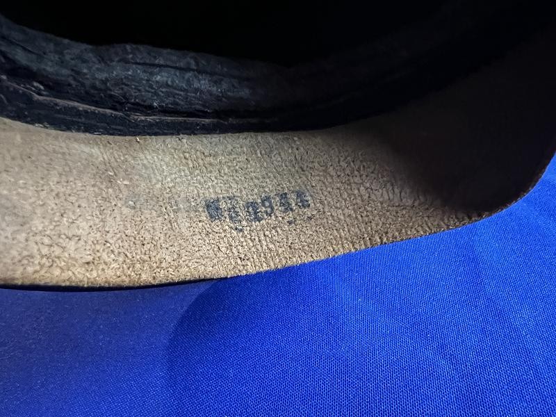 WW2 USMC VISOR CAP DATED 1944 MADE BY GD CAUTHON