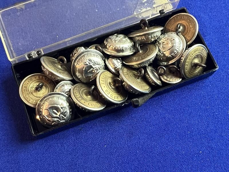 1870s-90s Fraternal Knights of Pythias Staff Officer Uniform 19 Buttons Set