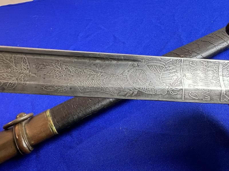 US MODEL 1850 FOOT OFFICERS SWORD BY C ROBY CO