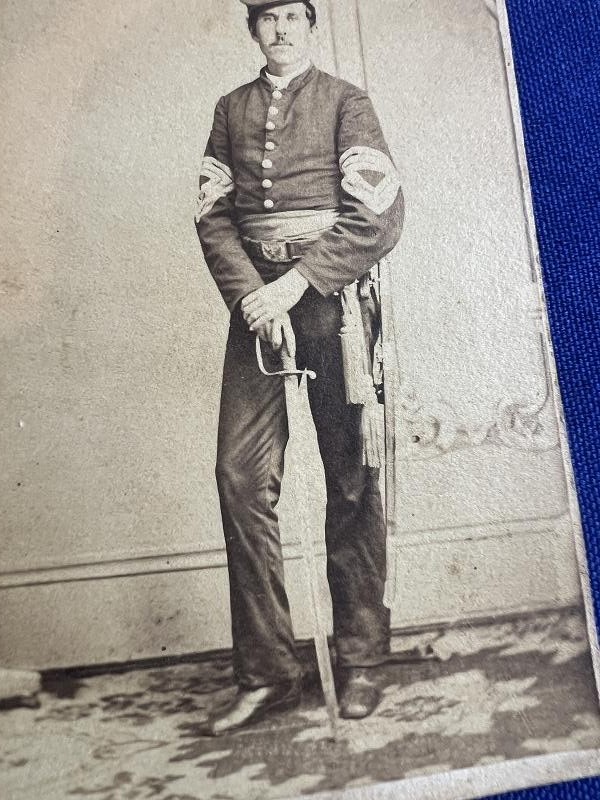 Photo of US Civil War, Cavalry Master Sergeant CDV Image