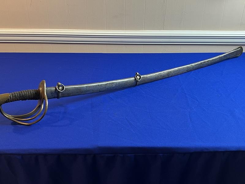 Confederate Leech & Rigdon 1st Model Cavalry Saber Sword & Scabbard