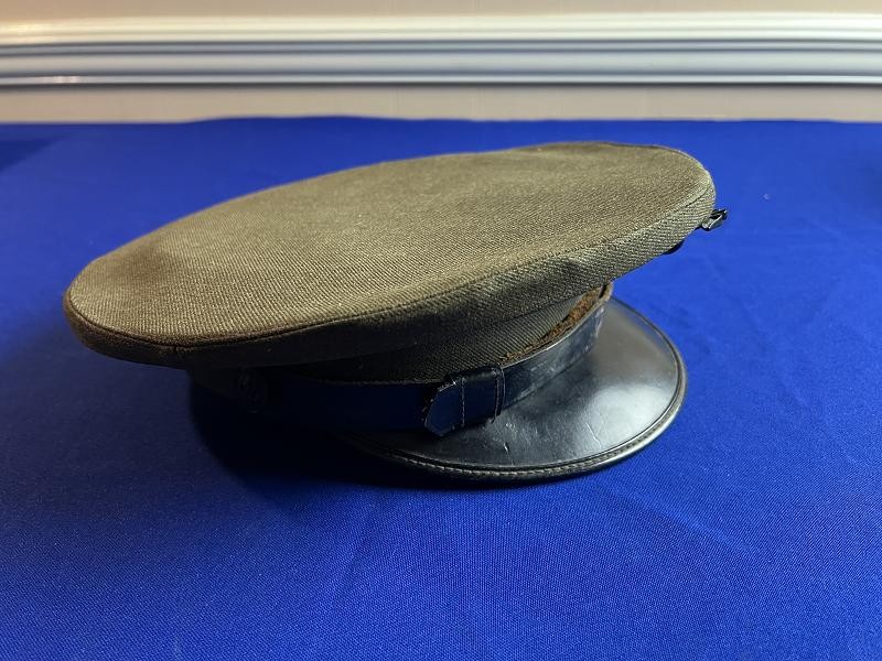 WW2 USMC VISOR CAP DATED 1944 MADE BY GD CAUTHON