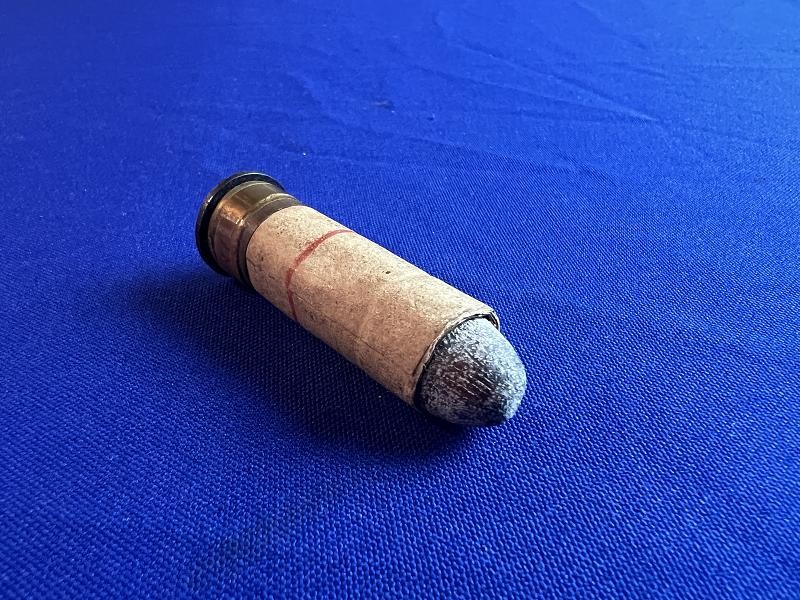 RARE PAPER 58 CALIBER MUSKET CARTRIDGE FOR CONVERTED SPRINGFIELDS