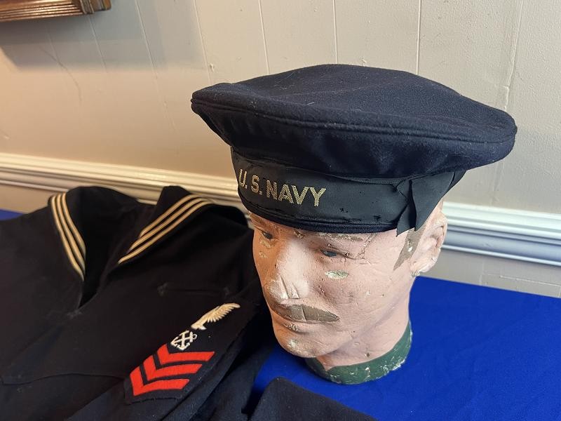 WW2 US NAVY JUMPER WITH PANTS UNIFORM WITH DRAGOON LIBERTY CUFFS