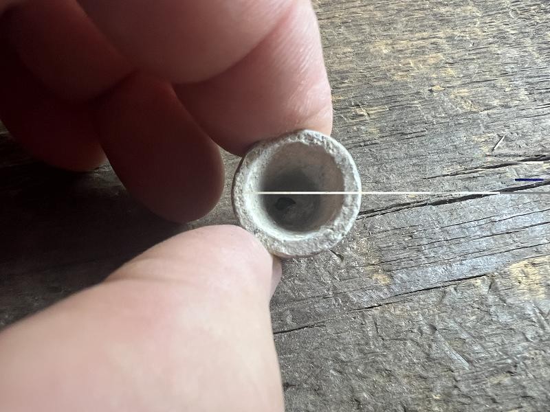 CIVIL WAR SPRINGFIELD RIFLED 69 CALIBER PLUG BASE THREE RING BULLET