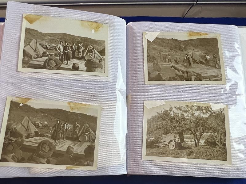 EXCELLENT US WWII & KOREAN WAR ALBUM OF 200 PHOTOS