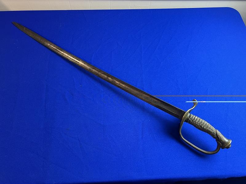US MODEL 1850 FOOT OFFICER’S SWORD BY HORSTMANN & SONS, PHILADELPHIA
