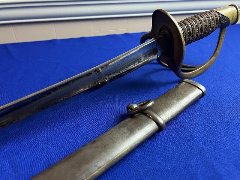 U.S. Civil War M1860 Light Cavalry Saber Sword Mansfield & Lamb Dated 1865