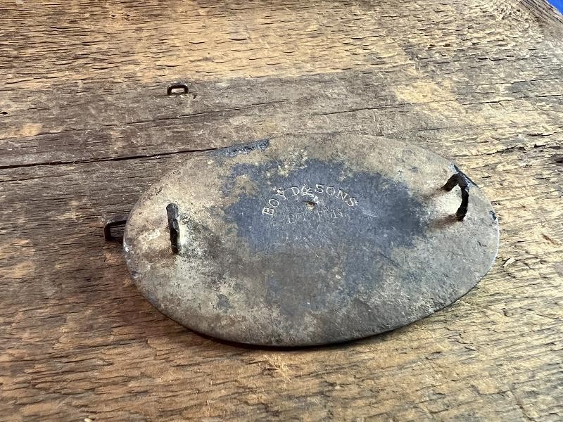 DUG US PATTERN 1839 CARTRIDGE BOX PLATE, BOYD & SONS BOX PLATE