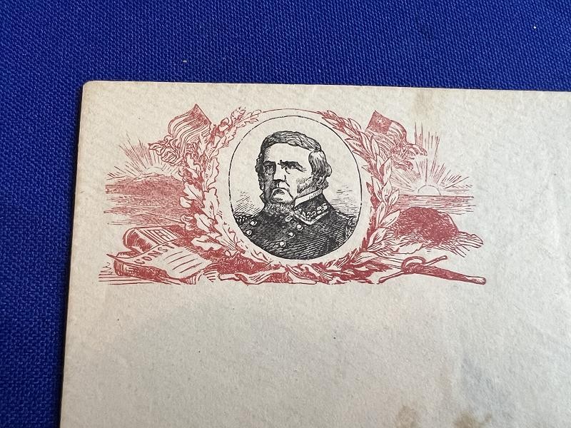 CIVIL WAR LETTER COVER WITH UNION GENERAL WINFIELD SCOTT
