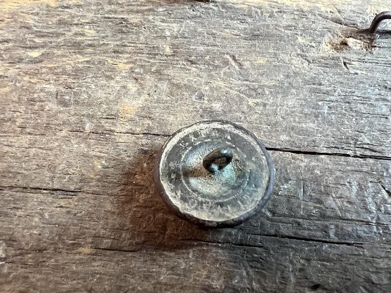 DUG CIVIL WAR MICHIGAN STATE OFFICERS COAT BUTTON