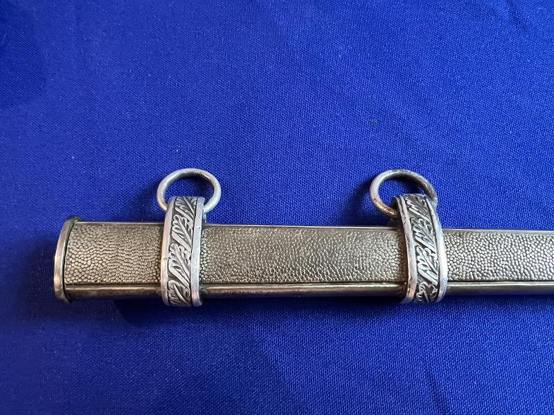 Original WW2 German Luftwaffe Officer's Dress Dagger with Scabbard & Portepee