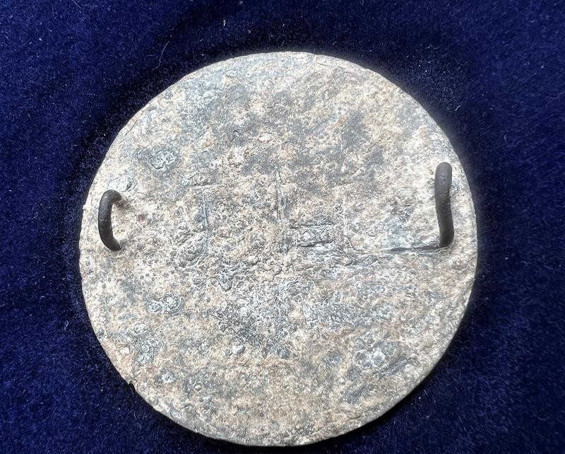 Rare Dug Civil War Ohio State Seal Breastplate