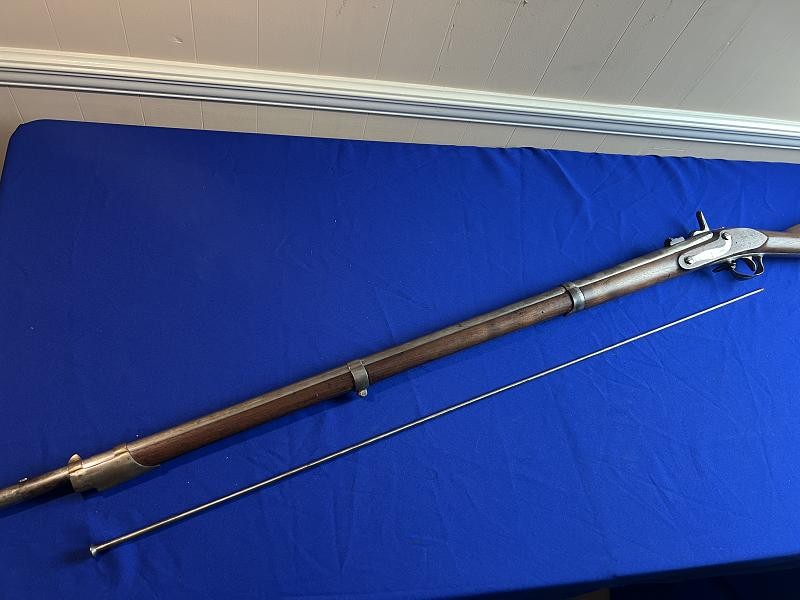 GOOD LOOKING RIFLED AND SIGHTED .69 CALIBER H&P CONVERSION OF A SPRINGFIELD MODEL 1822 U.S. MUSKET