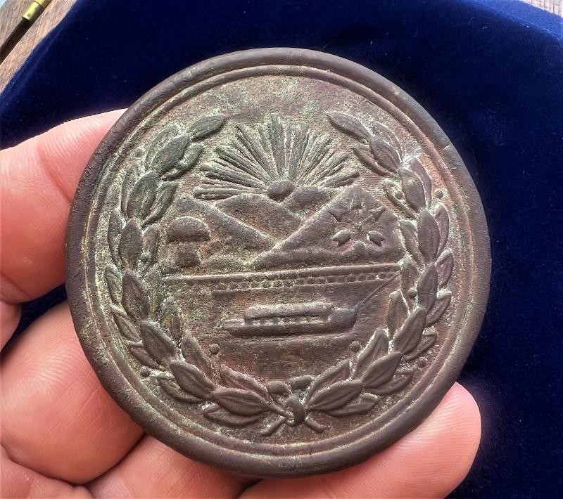 Rare Dug Civil War Ohio State Seal Breastplate