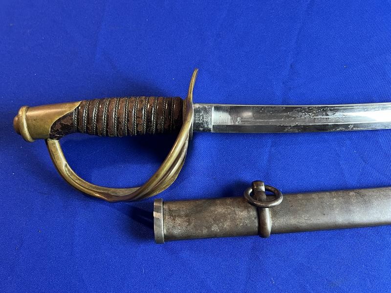 U.S. Civil War M1860 Light Cavalry Saber Sword Mansfield & Lamb Dated 1865
