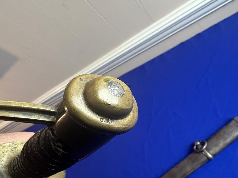 U.S. Civil War M1860 Light Cavalry Saber Sword Mansfield & Lamb Dated 1865