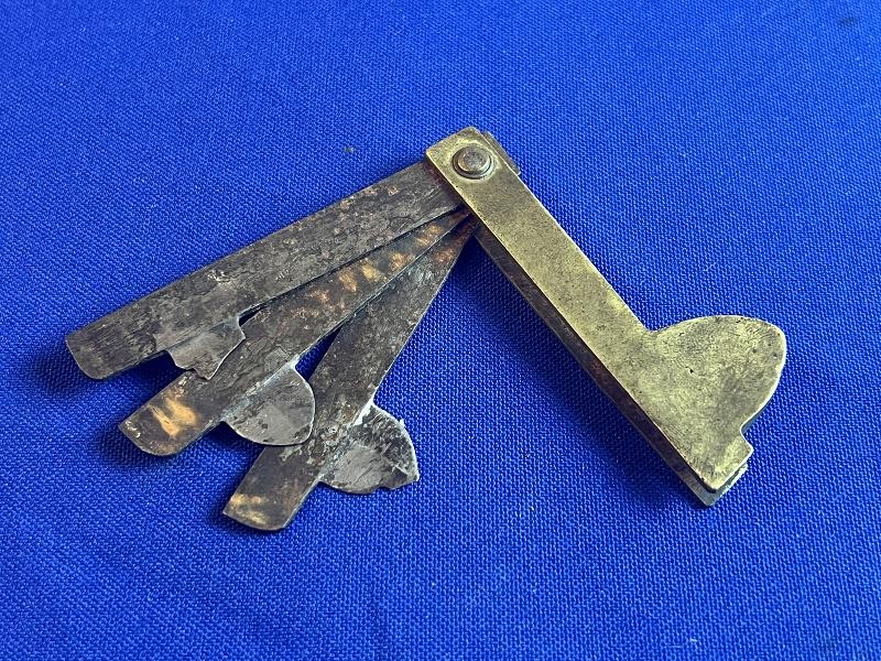 CIVIL WAR ERA BRASS MEDICAL BLEEDER MARKED WOSTENHOLM