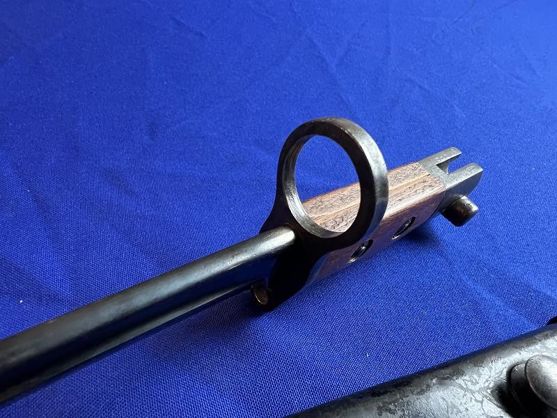 ORIGINAL BRITISH NO.5 MKI JUNGLE CARBINE BAYONET WITH SCABBARD MARKED WSC