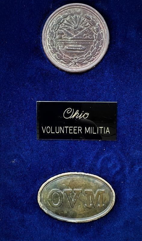 Rare Dug Civil War Ohio State Seal Breastplate
