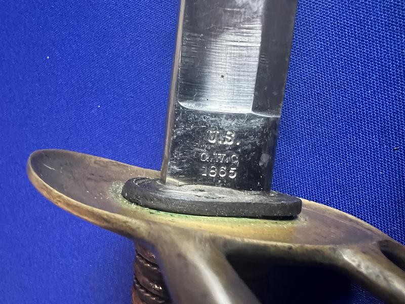 U.S. Civil War M1860 Light Cavalry Saber Sword Mansfield & Lamb Dated 1865