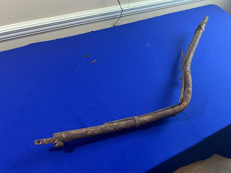 JAMES RIVER RECOVERED AUSTRIAN LORENZ RIFLE BARREL WITH PART STOCK AND RAMROD