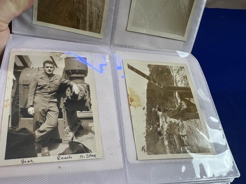 EXCELLENT US WWII & KOREAN WAR ALBUM OF 200 PHOTOS