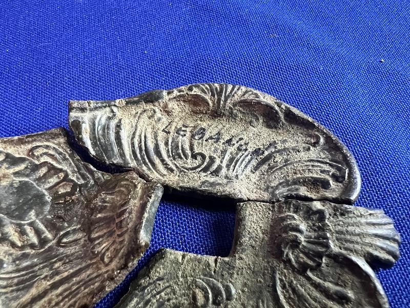 DUG NCO BRASS HANDGUARD IN RELIC CONDITION RECOVERED IN LEBANON TN