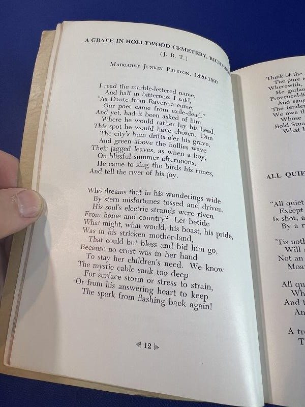 CONFEDERATE WAR POEMS BY WALTER BURGWYN JONES