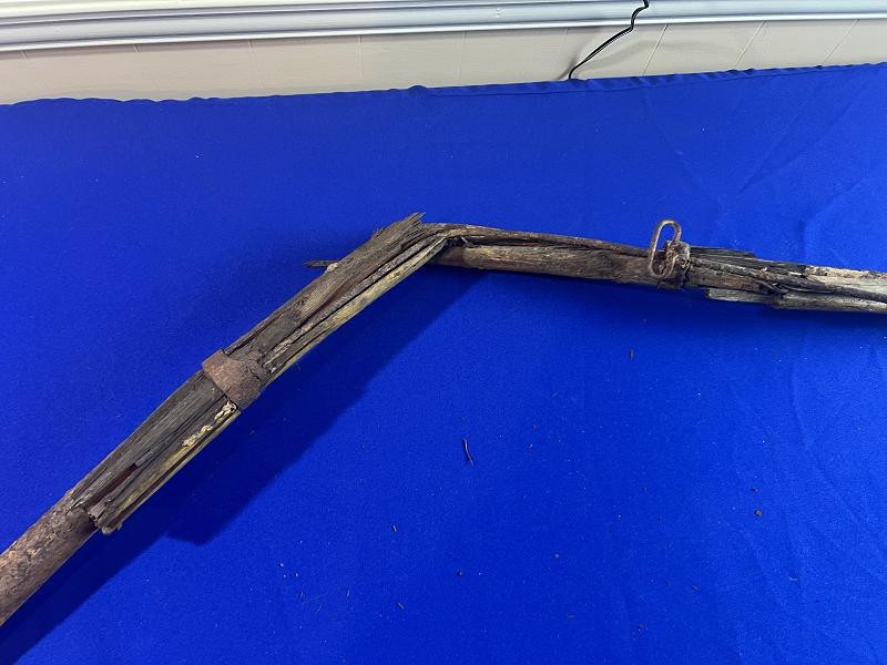 JAMES RIVER RECOVERED AUSTRIAN LORENZ RIFLE BARREL WITH PART STOCK AND RAMROD