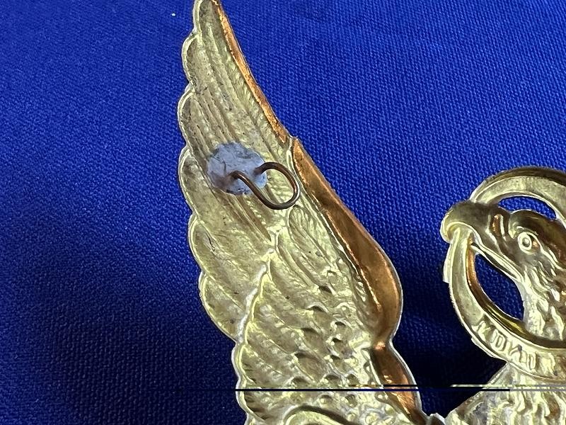 US MODEL 1881 EAGLE CAVALRY INSIGNIA FOR SHAKO PITH HELMET