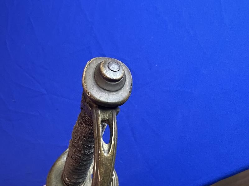 US MODEL 1850 FOOT OFFICER’S SWORD BY HORSTMANN & SONS, PHILADELPHIA