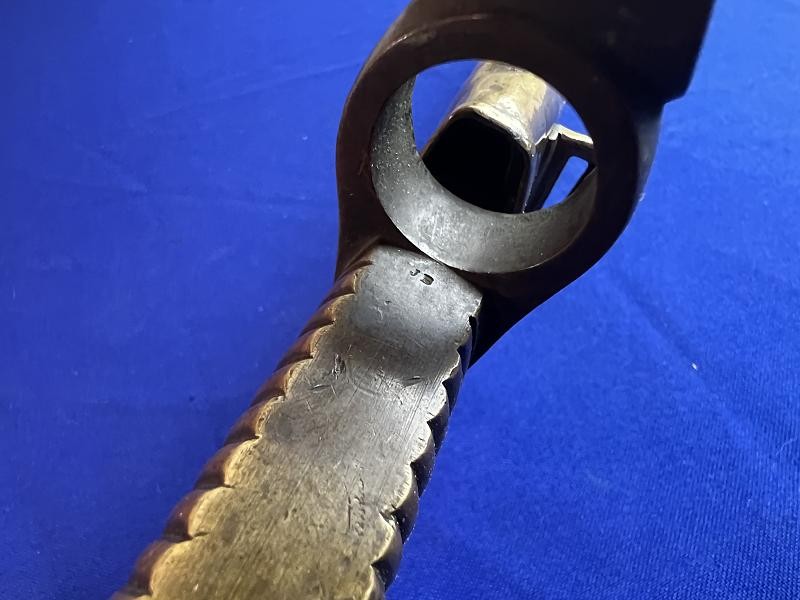 US M1855 SABER BAYONET W/ SCABBARD, FOR M1841 “MISSISSIPPI RIFLE
