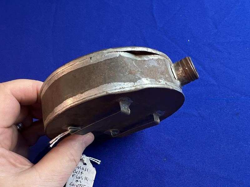 CIVIL WAR ERA BELT TIN CANTEEN FLASK