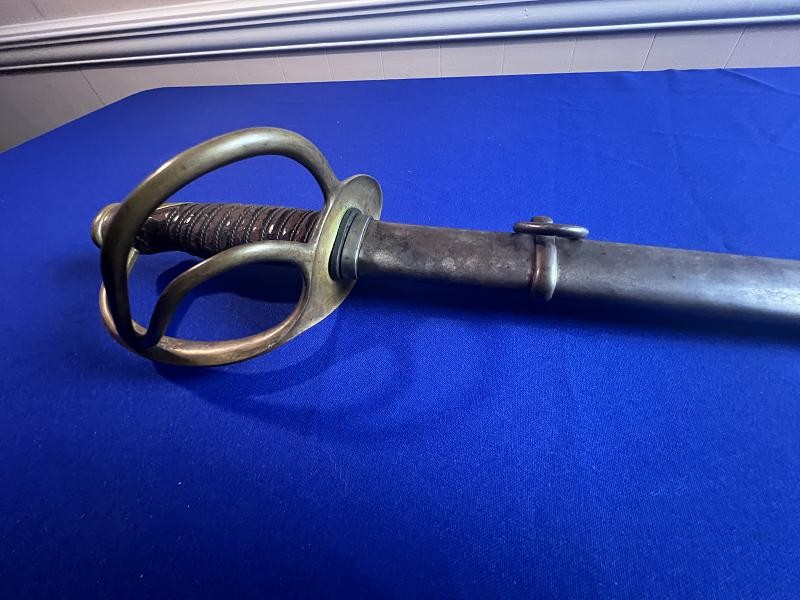 U.S. Civil War M1860 Light Cavalry Saber Sword Mansfield & Lamb Dated 1865
